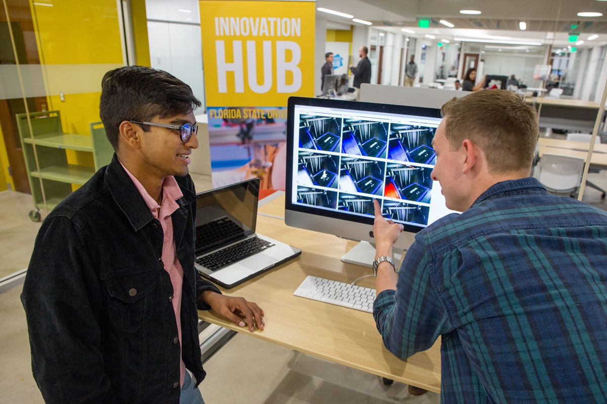 Male wearing 3D glasses.